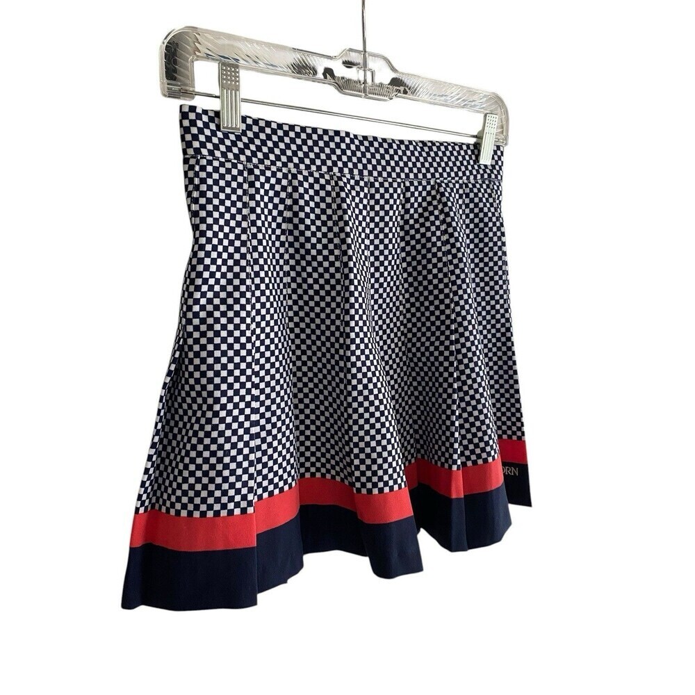 Tretorn of Sweden Skirt Womens 6 Checkered Pleated Tennis Golf Mini - Picture 2 of 6